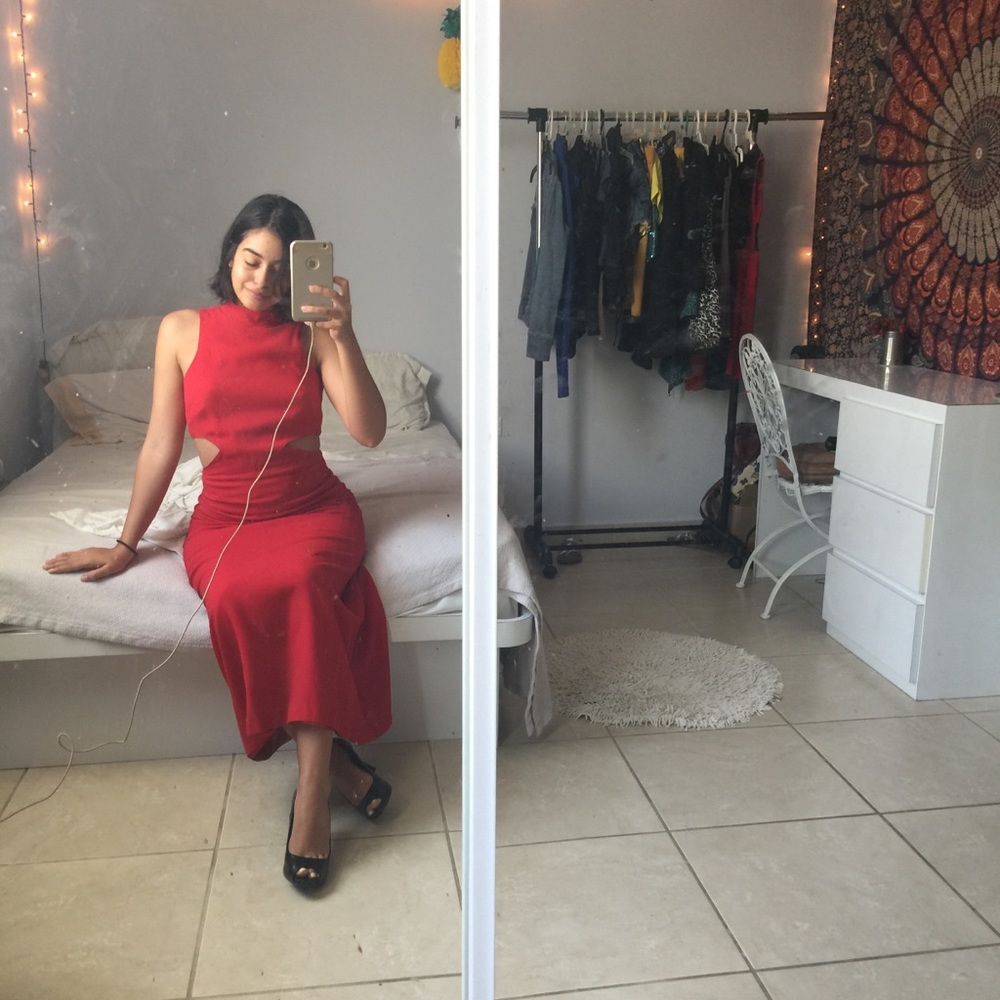 Vintage red dress